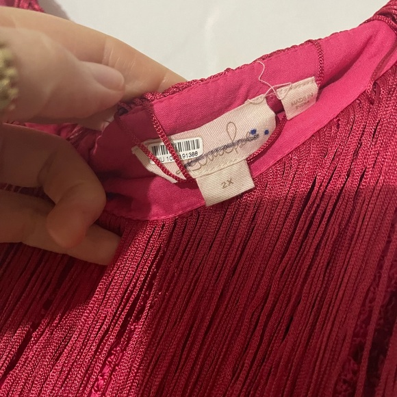 Anthropologie Let Me Be Tiered Pink Ombré

Fringe Dress Medium NWT - Picture 12 of 12